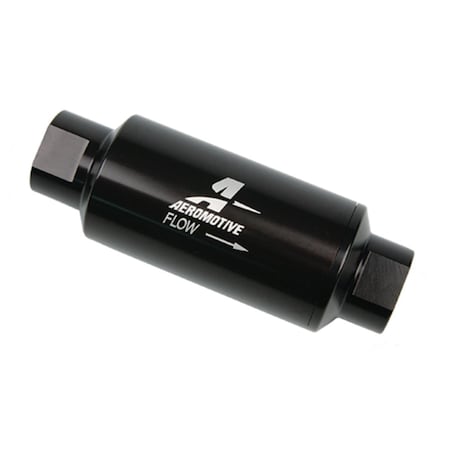 Aero-Motive AN-10 In-line Fuel Filter, Black AEO12321